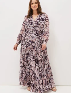 Fredrika Floral Pleated Maxi Dress