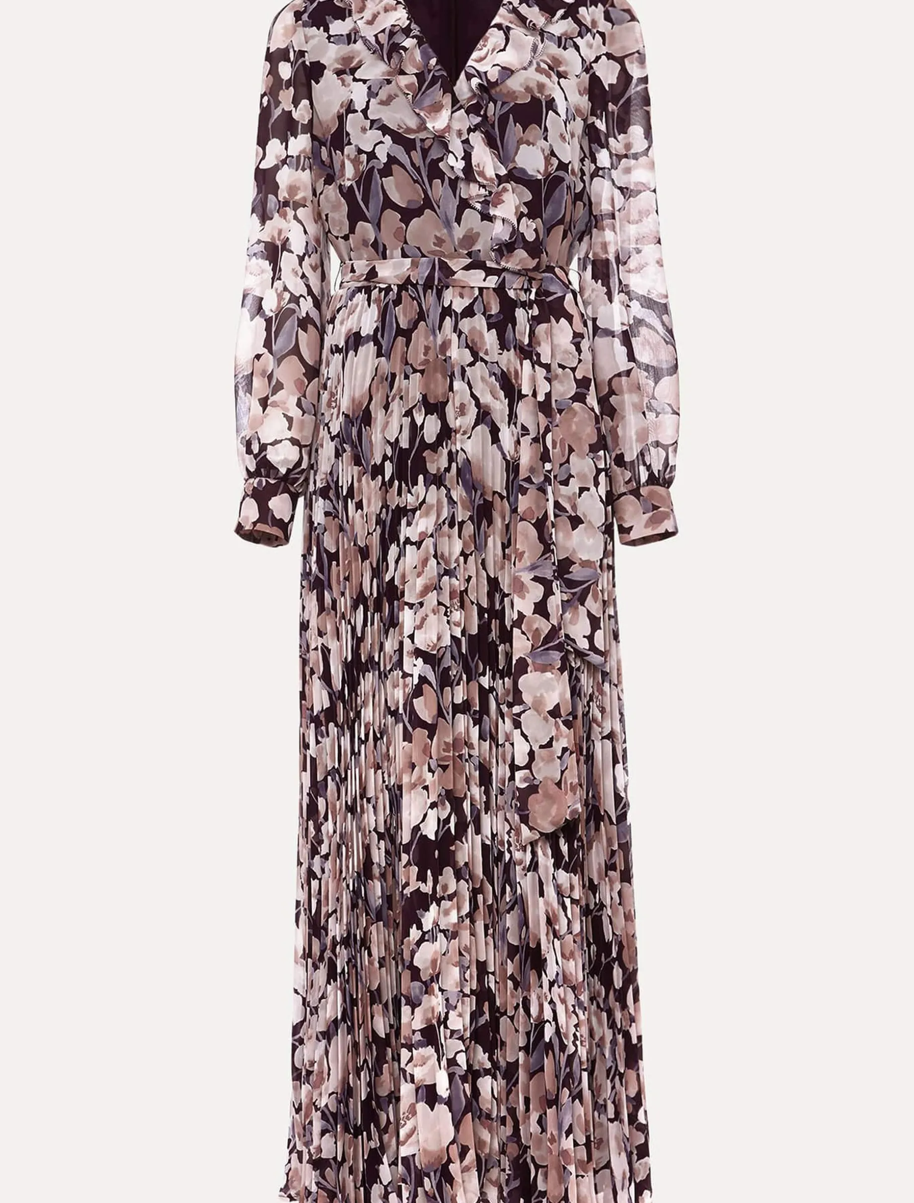Fredrika Floral Pleated Maxi Dress