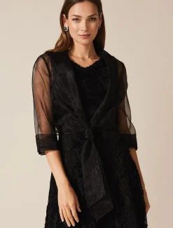 Frieda Sheer Organza Shrug
