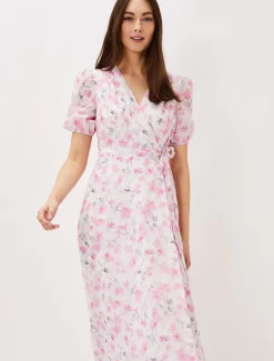 Gabriella Floral Wrap Dress