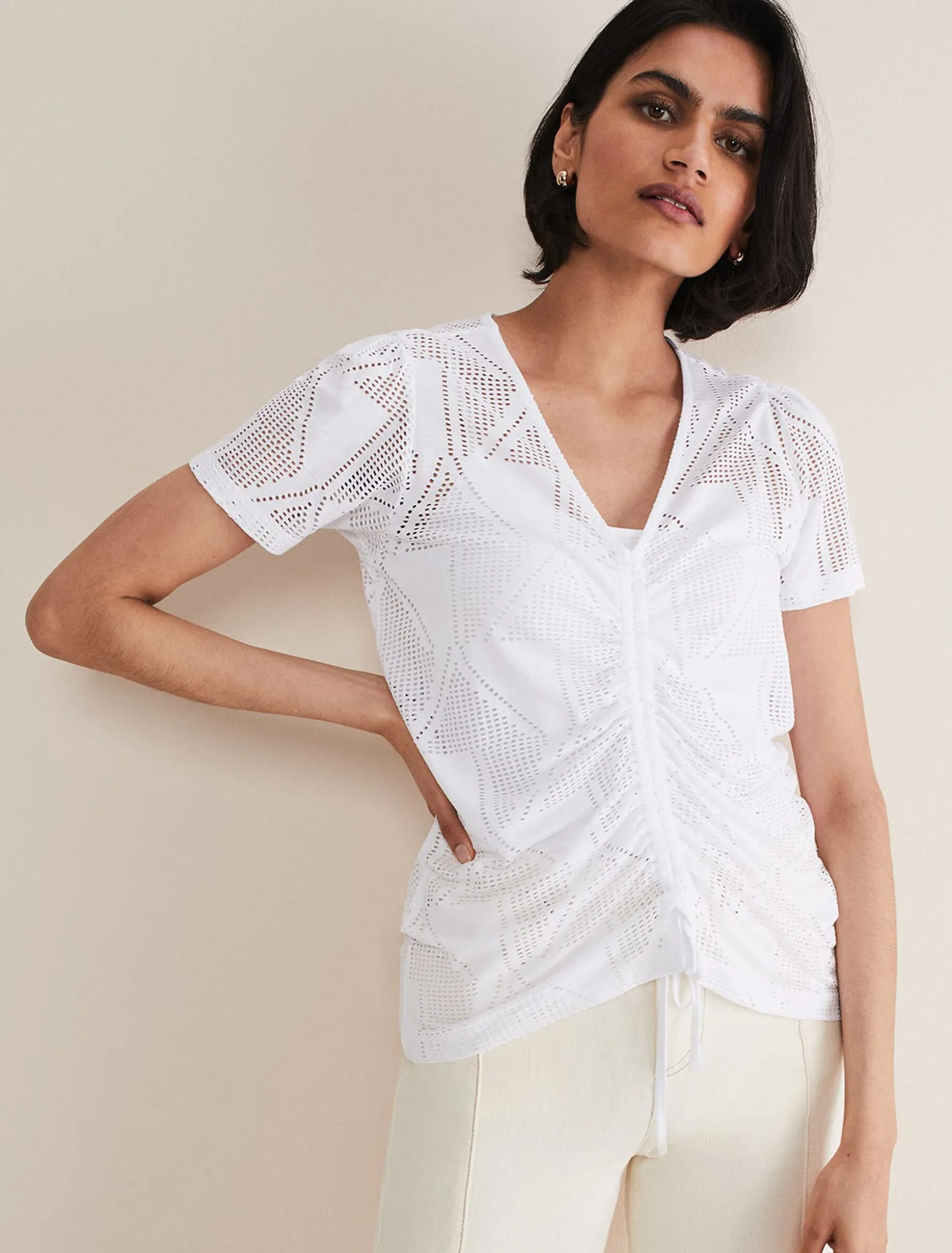 Gemima Ruched Front Top