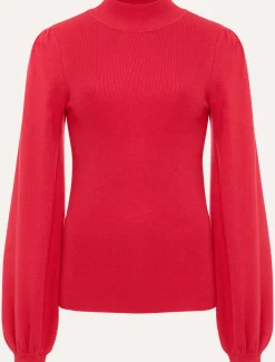 Gemma Balloon Sleeve Fine Knit Jumper