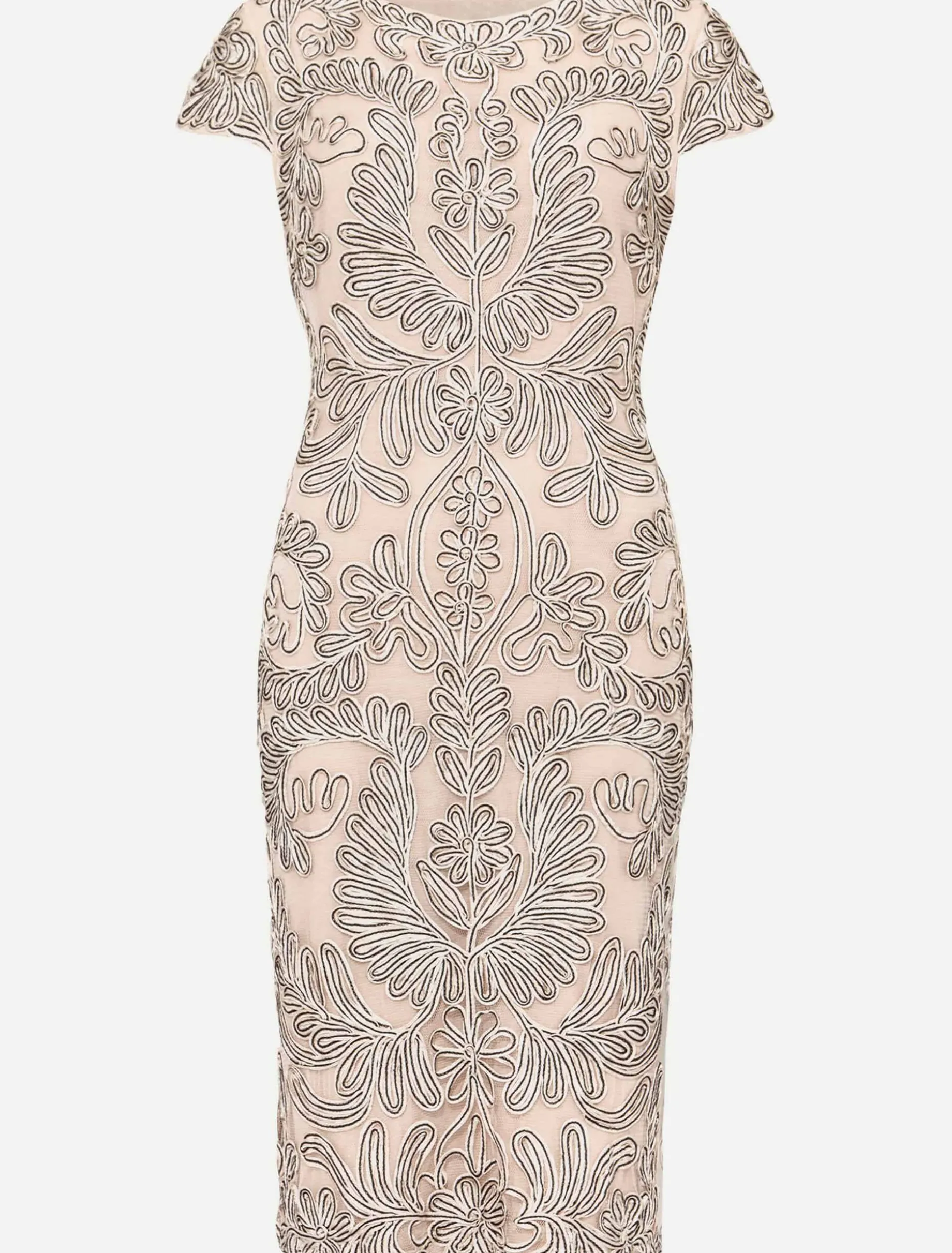 Genevieve Tapework Lace Dress