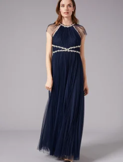 Gerona Pleated Tulle Dress