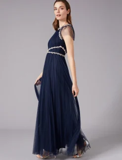 Gerona Pleated Tulle Dress