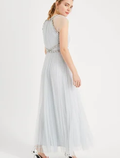 Gerona Pleated Tulle Dress
