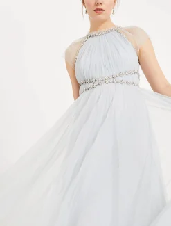 Gerona Pleated Tulle Dress