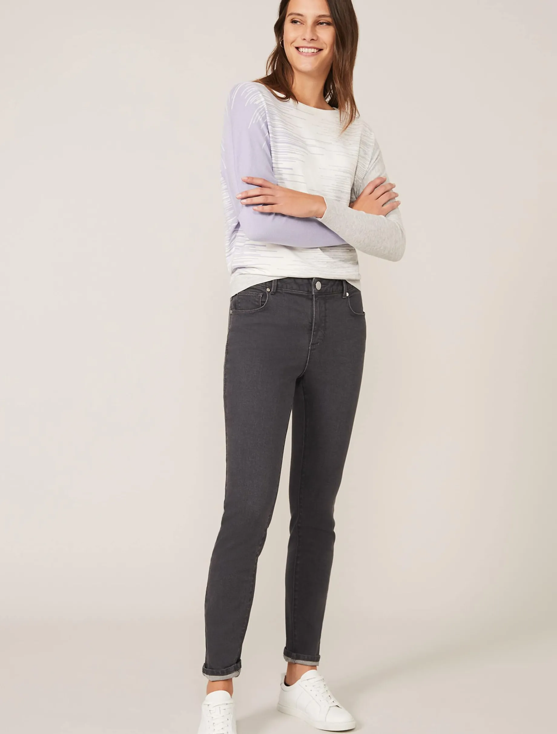Ghislain Linear Intarsia Knit