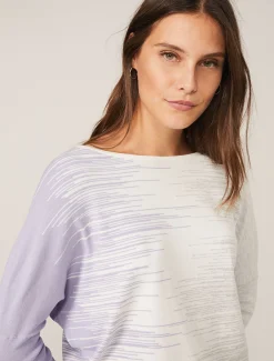 Ghislain Linear Intarsia Knit
