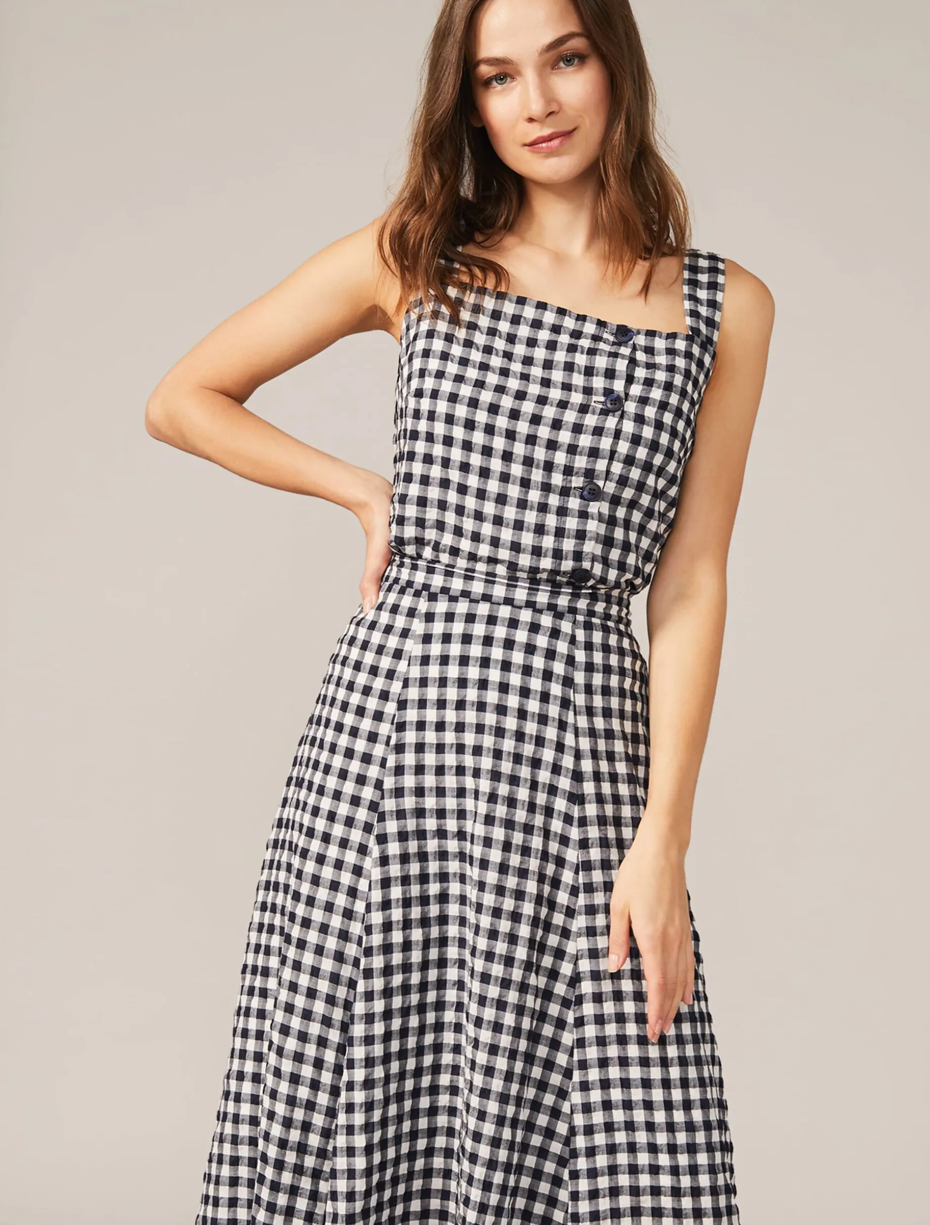 Gingham Cami Top