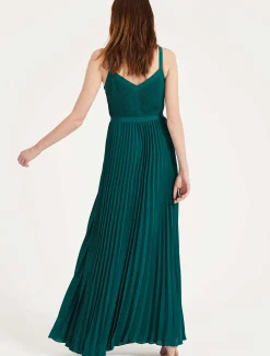 Giovanna Pleated Maxi Dress