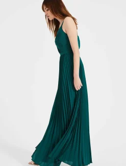 Giovanna Pleated Maxi Dress