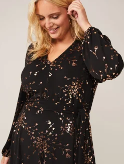 Giselle Foil Dress