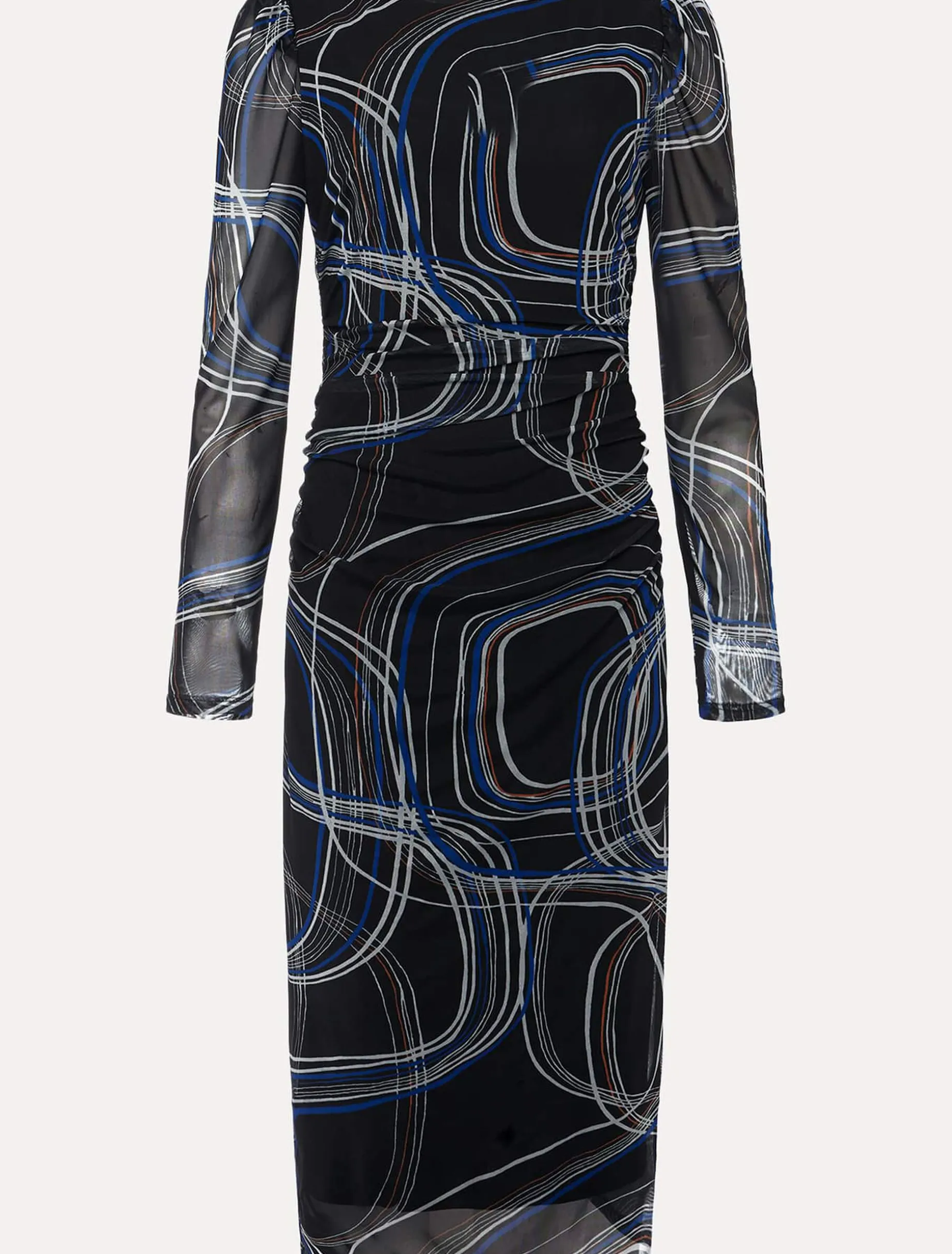 Gizelle Swirl Long Sleeved Dress