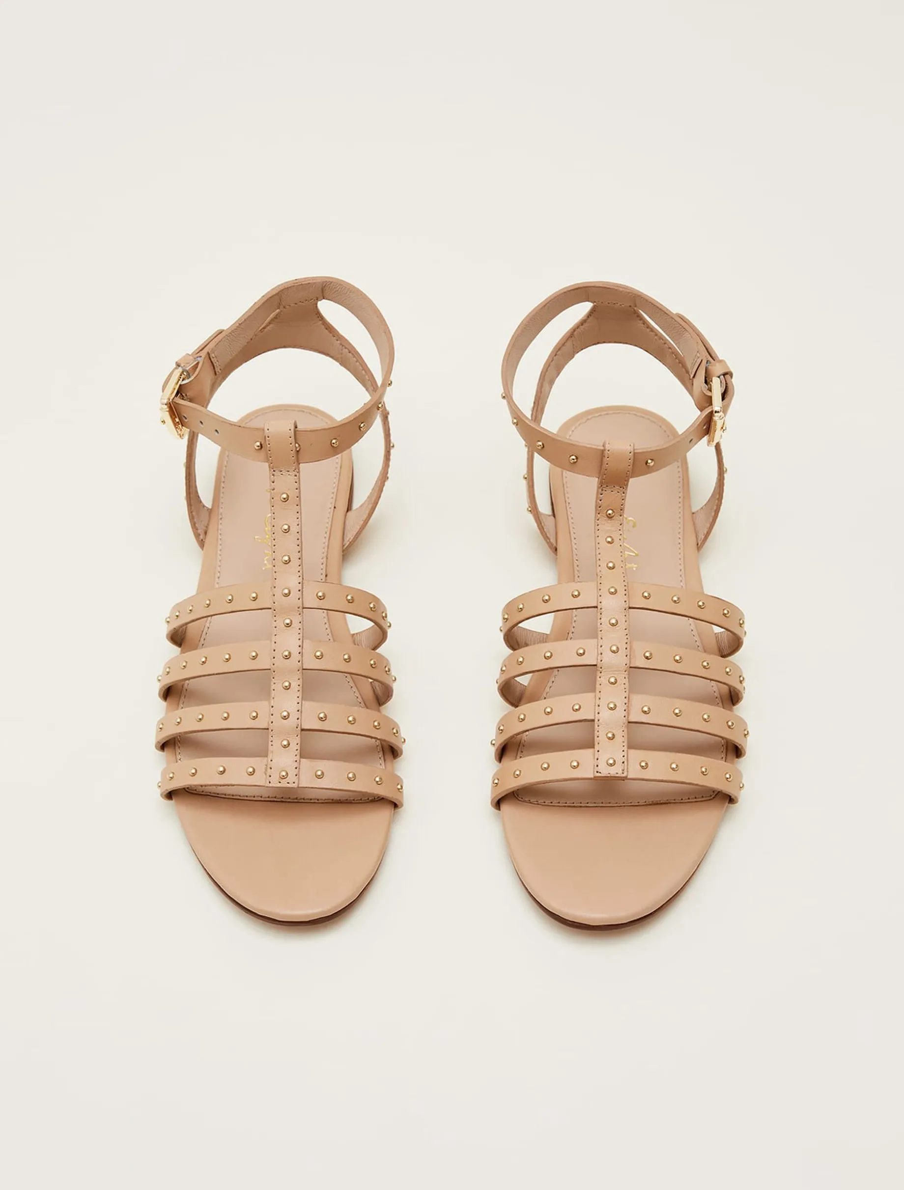 Gladiator Leather Flat Sandals