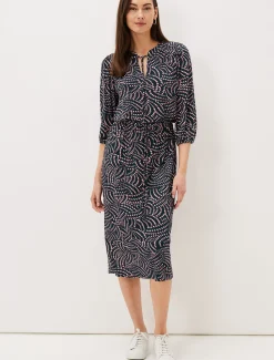 Grace Geo Tile Print Dress