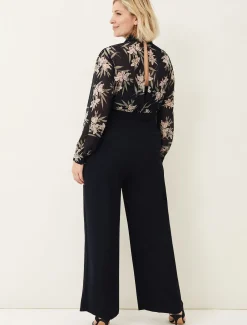 Gracen Palm Print Jumpsuit