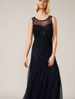 Greta Embellished Tulle Maxi Dress