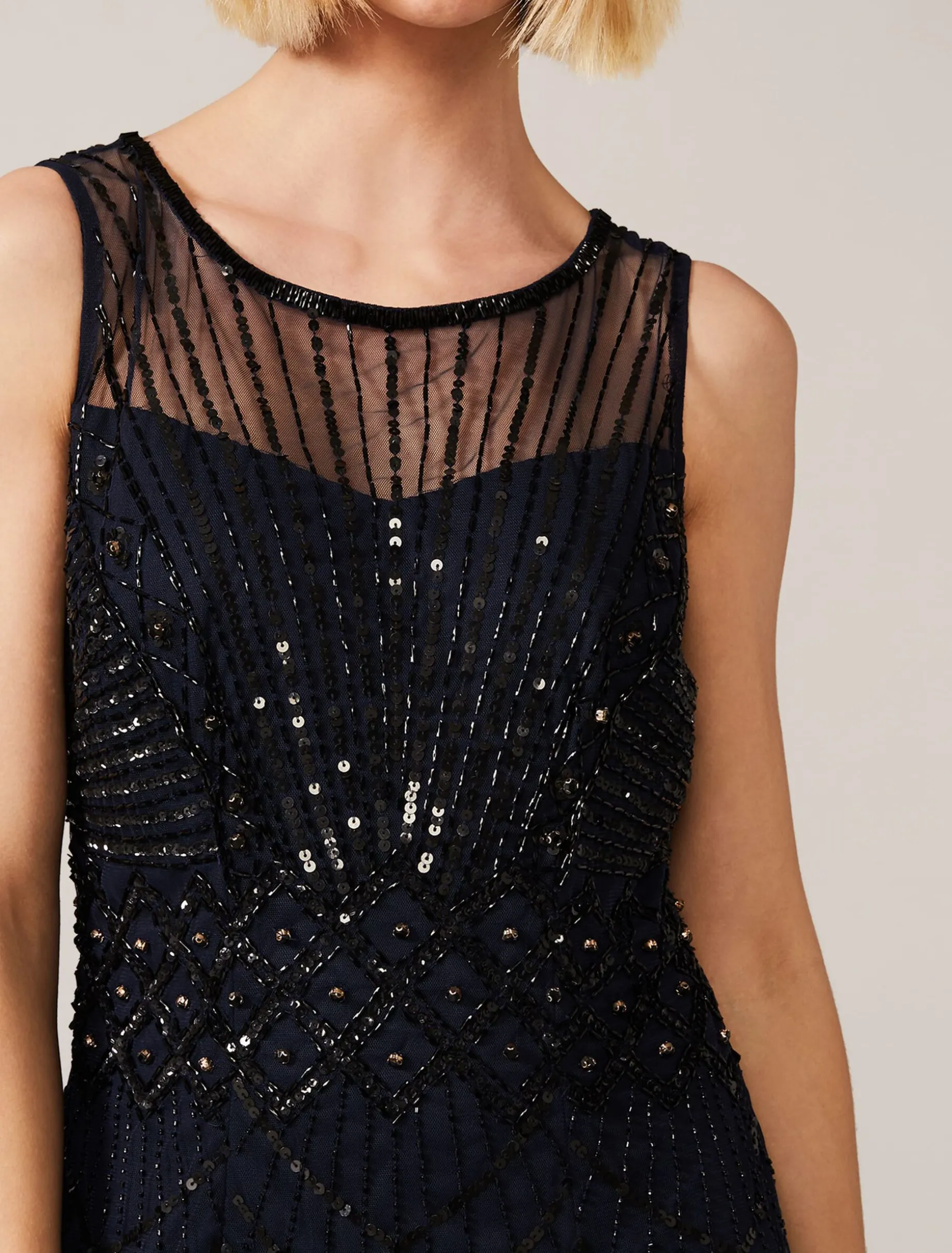 Greta Embellished Tulle Maxi Dress