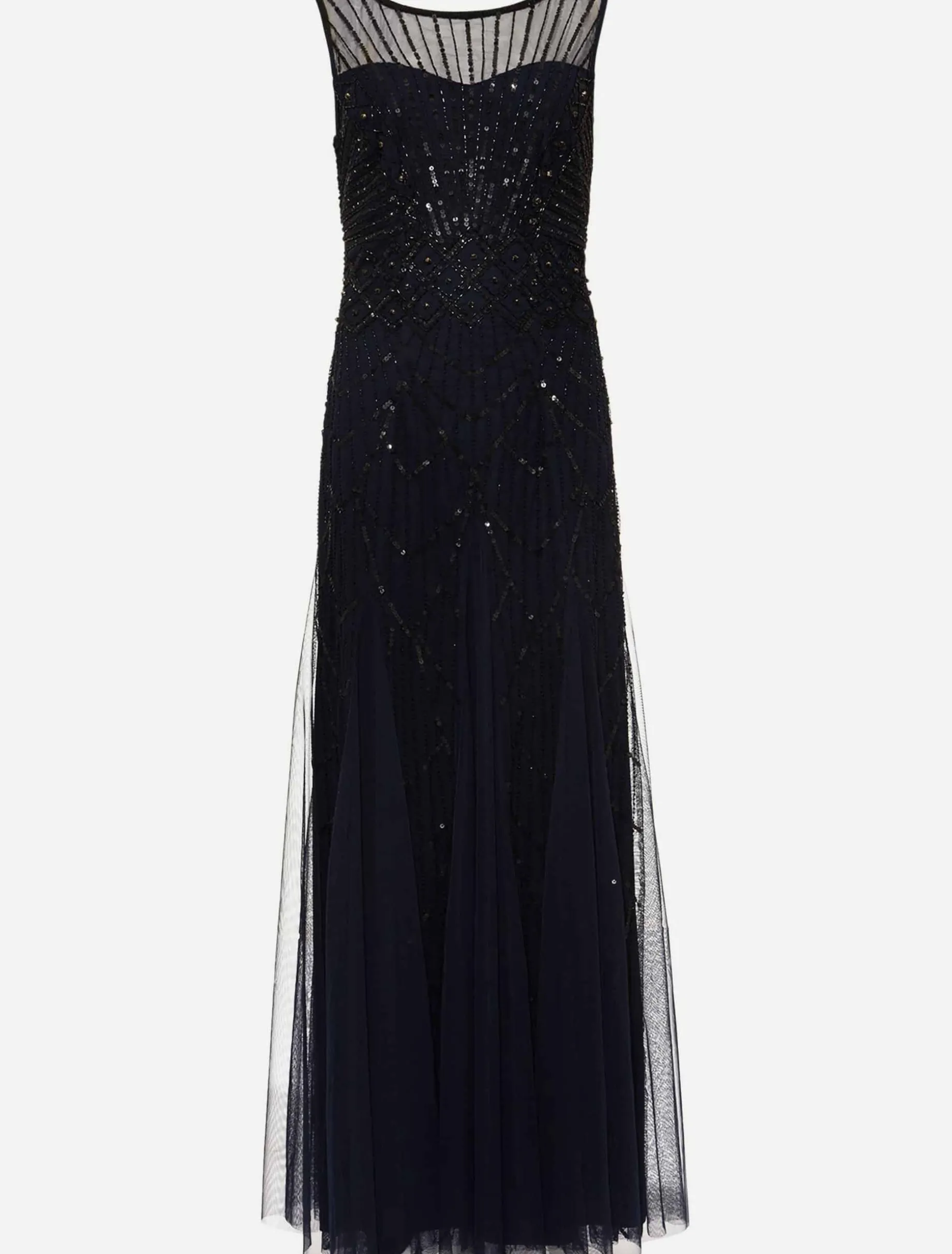 Greta Embellished Tulle Maxi Dress