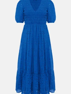 Gretta Broderie Midi Dress