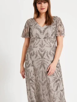 Guinevere Beaded Maxi Dress