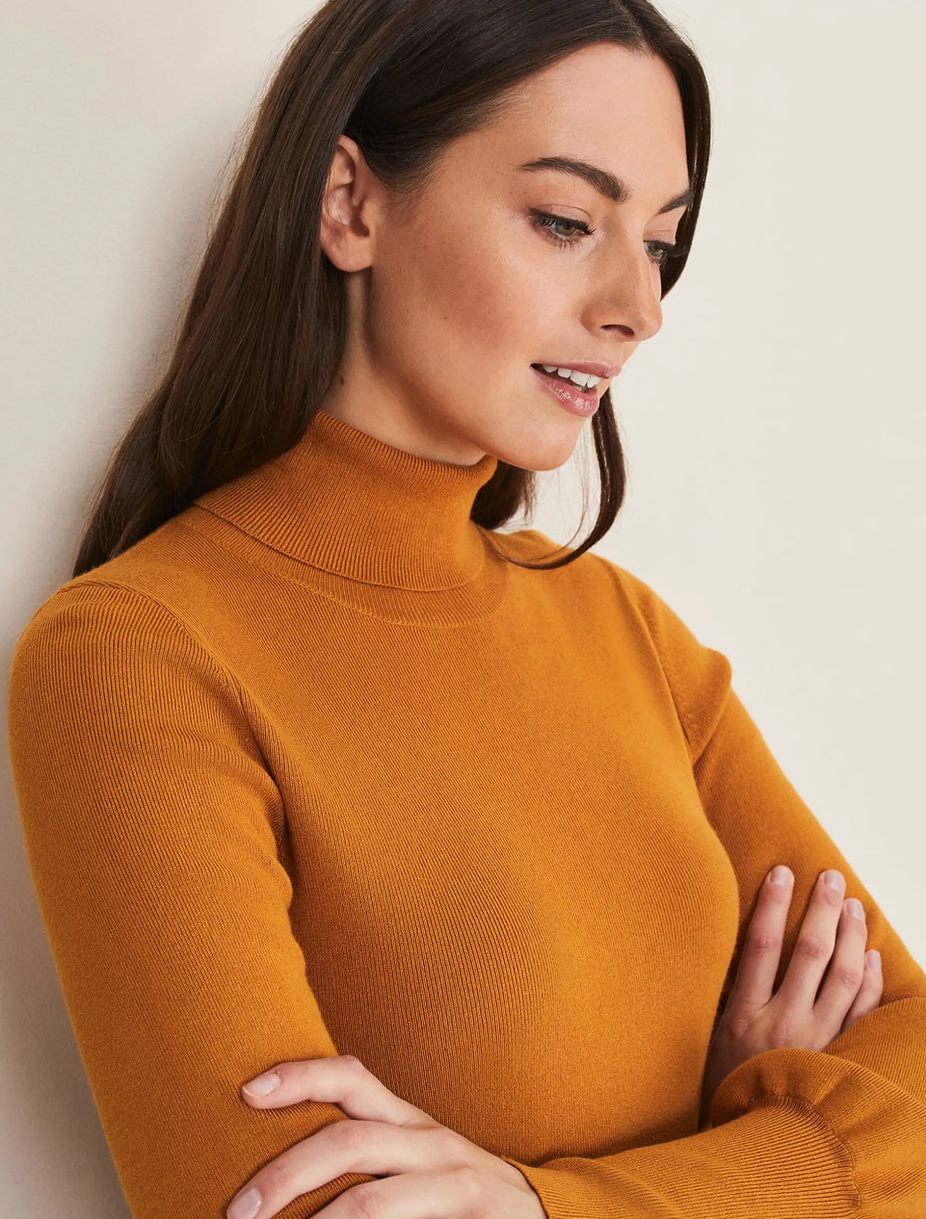 Gwyneth Balloon Sleeve Fine Knit Jumper