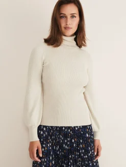 Gwyneth Balloon Sleeve Lurex Jumper