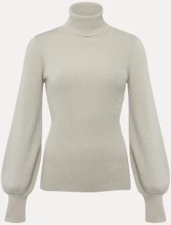 Gwyneth Balloon Sleeve Lurex Jumper