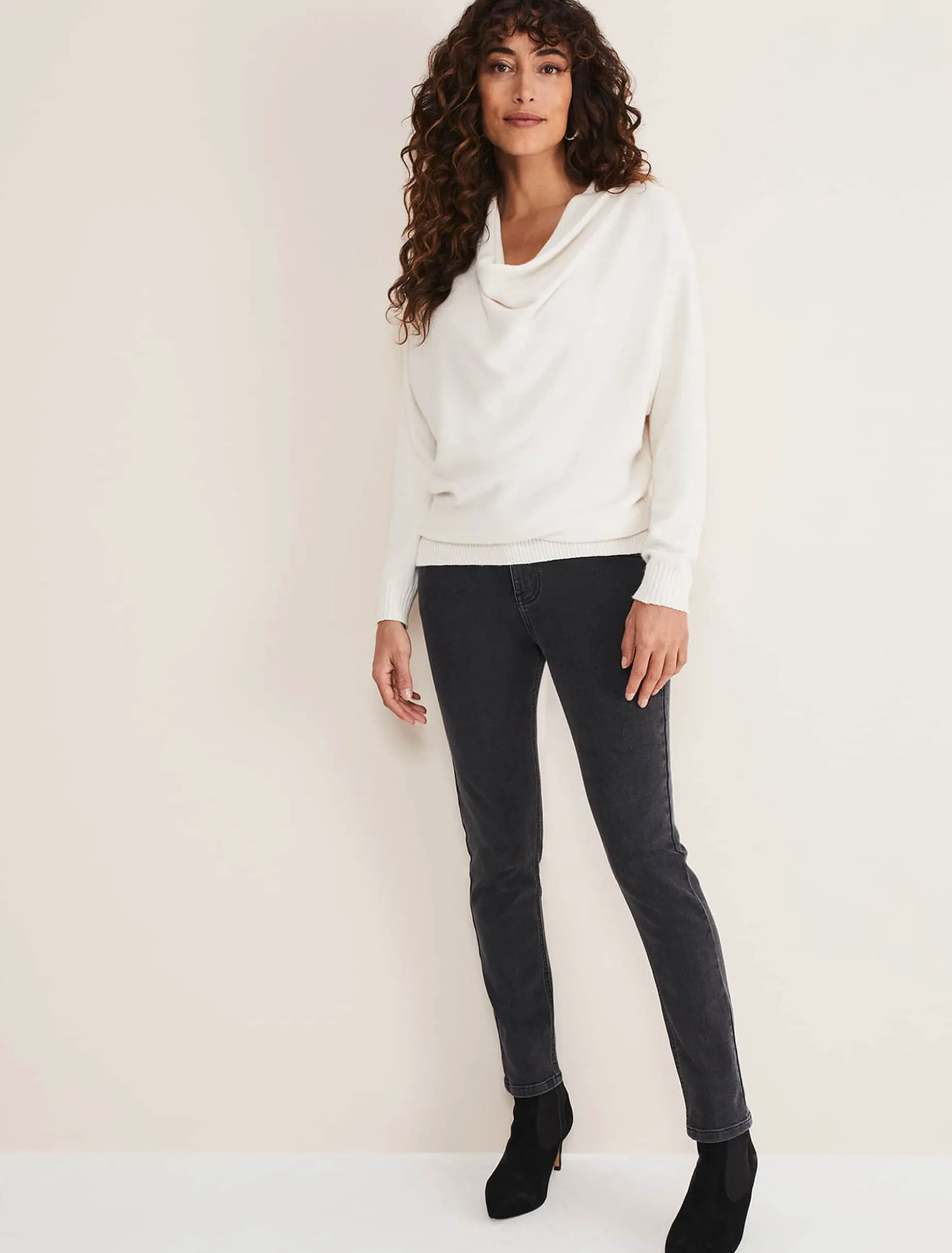 Hailee Topstitch Skinny Jeans