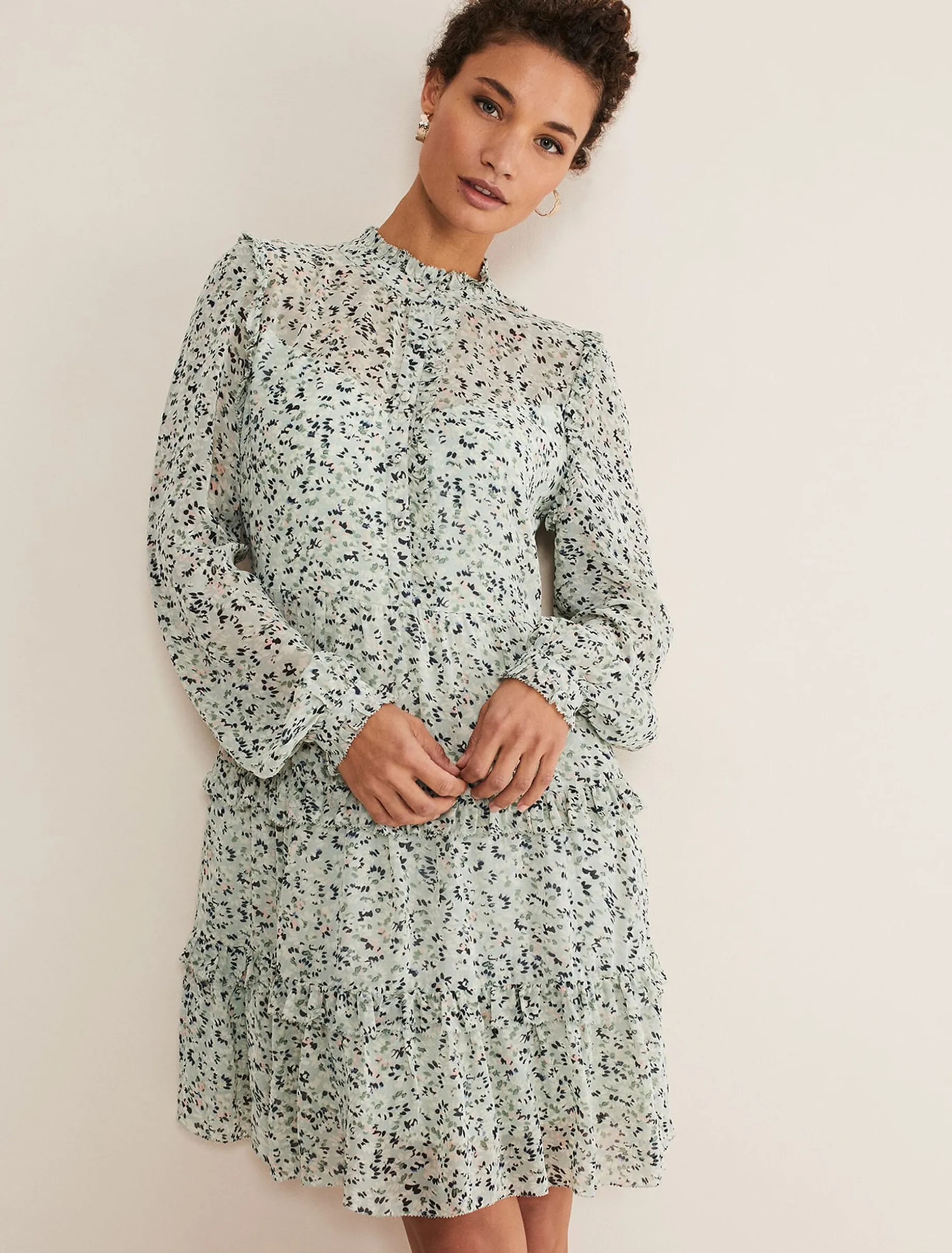 Harlow Floral Tiered Mini Dress
