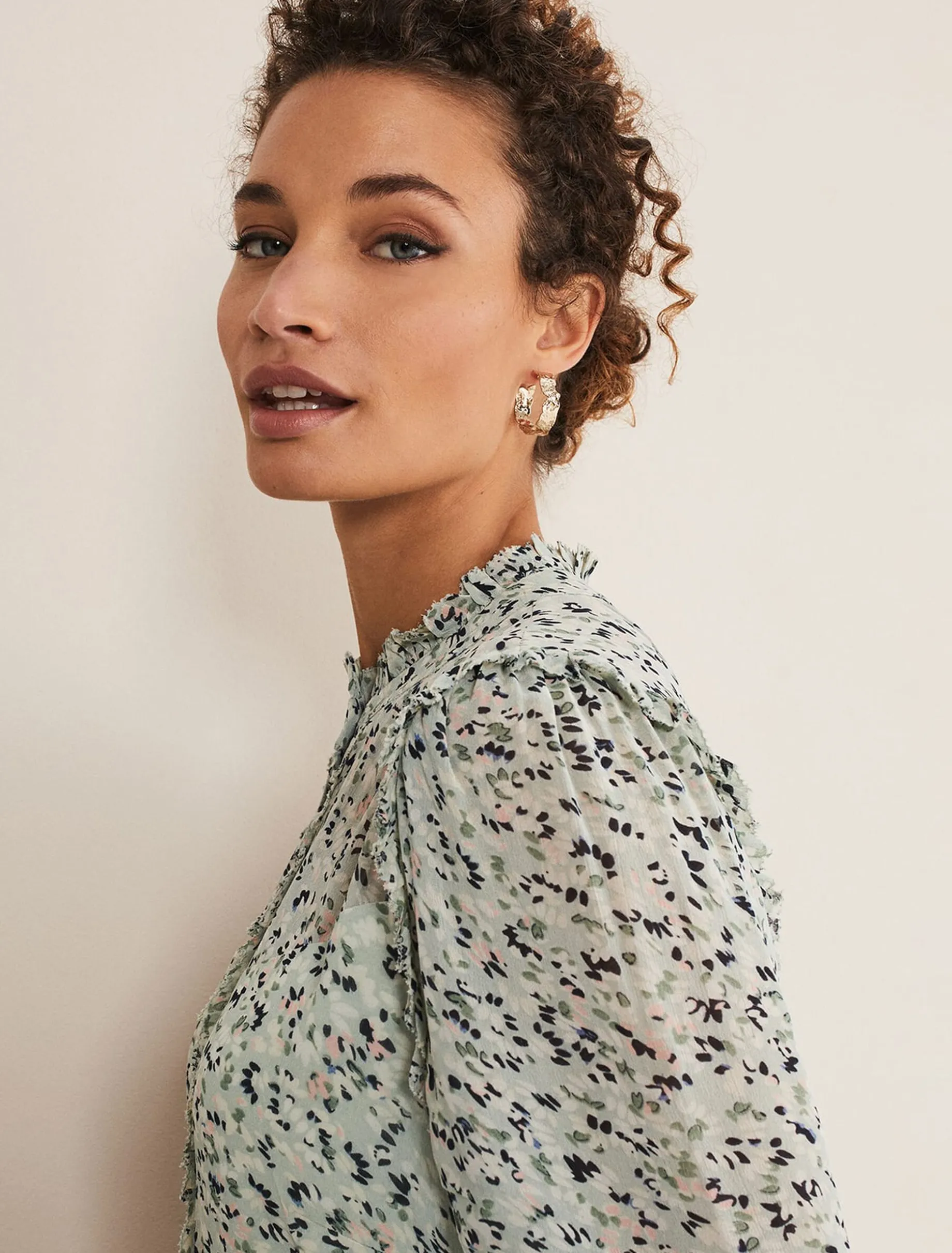 Harlow Floral Tiered Mini Dress