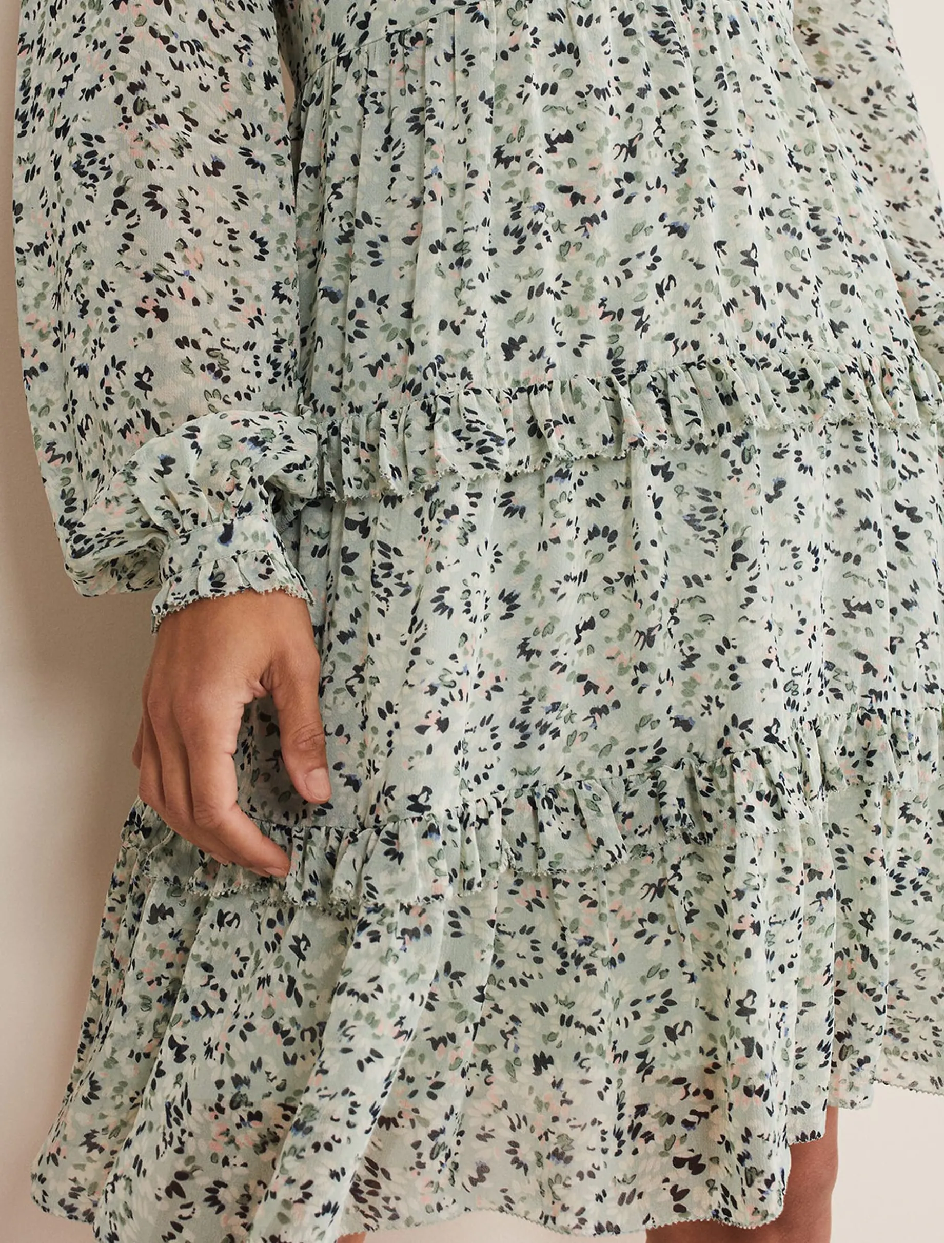 Harlow Floral Tiered Mini Dress