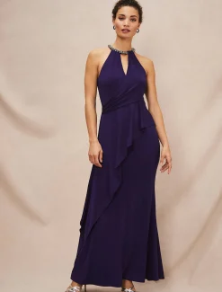 Harmony Jersey Embellished Maxi Dress