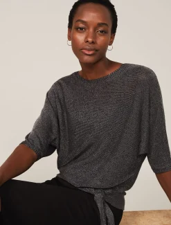 Harper Shimmer Knit Top