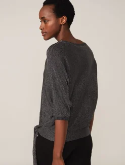Harper Shimmer Knit Top