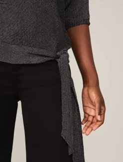 Harper Shimmer Knit Top