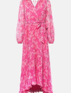 Hayley Floral Pleated Maxi Dress