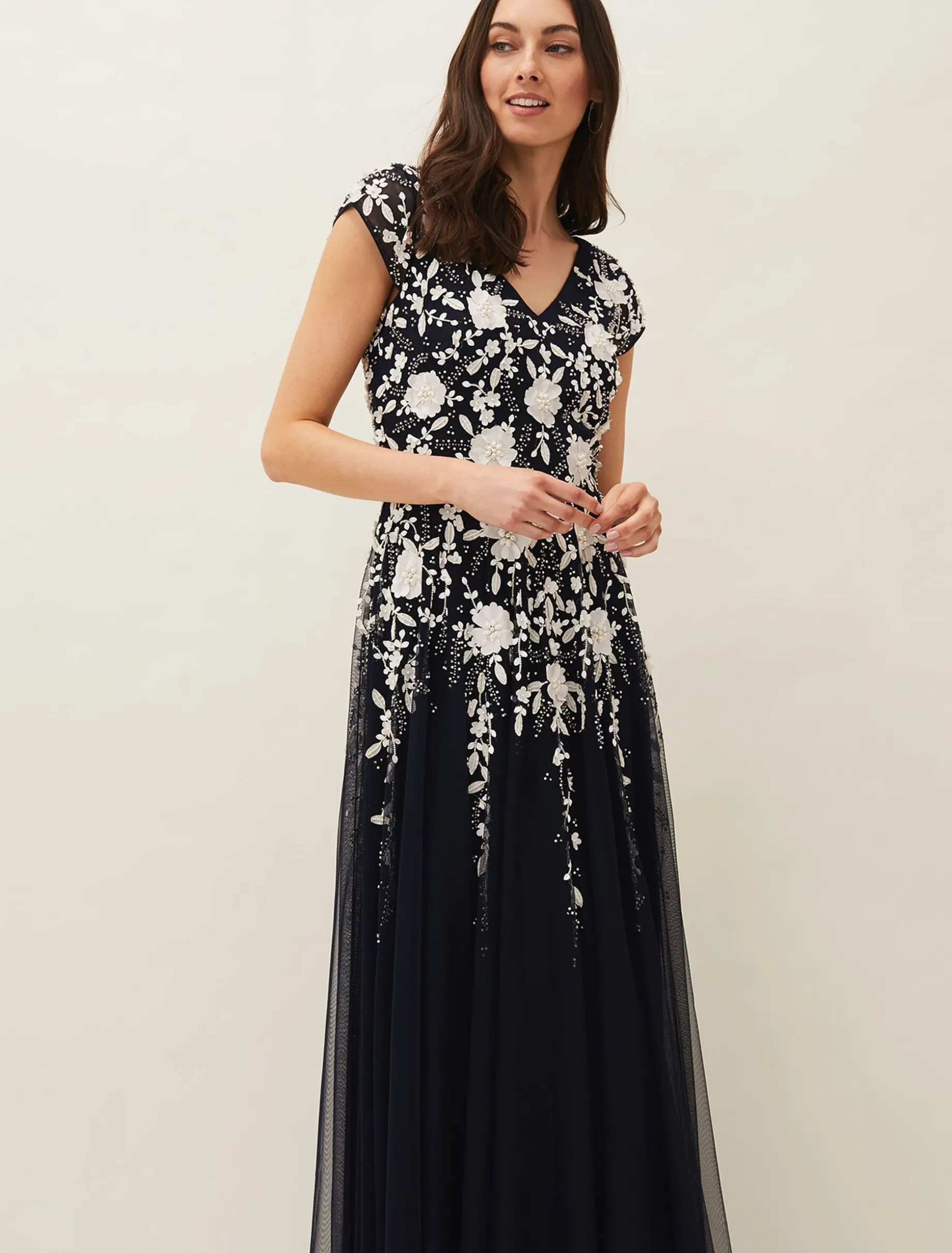 Henriette Embellished Maxi Dress