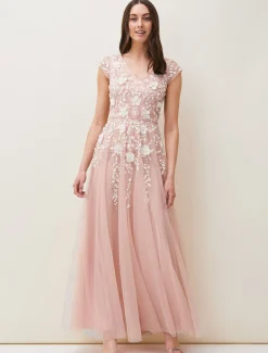 Henriette Flower Maxi Dress