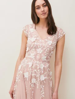 Henriette Flower Maxi Dress