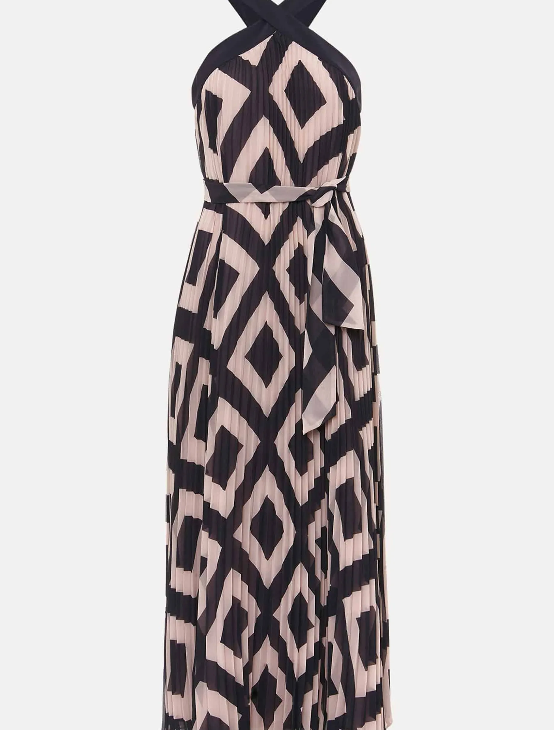 Hestia Diamond Trapeze Maxi Dress