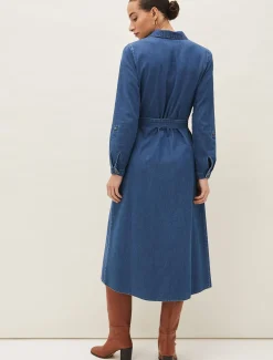 Hettie Denim Midi Dress