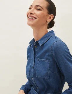 Hettie Denim Midi Dress