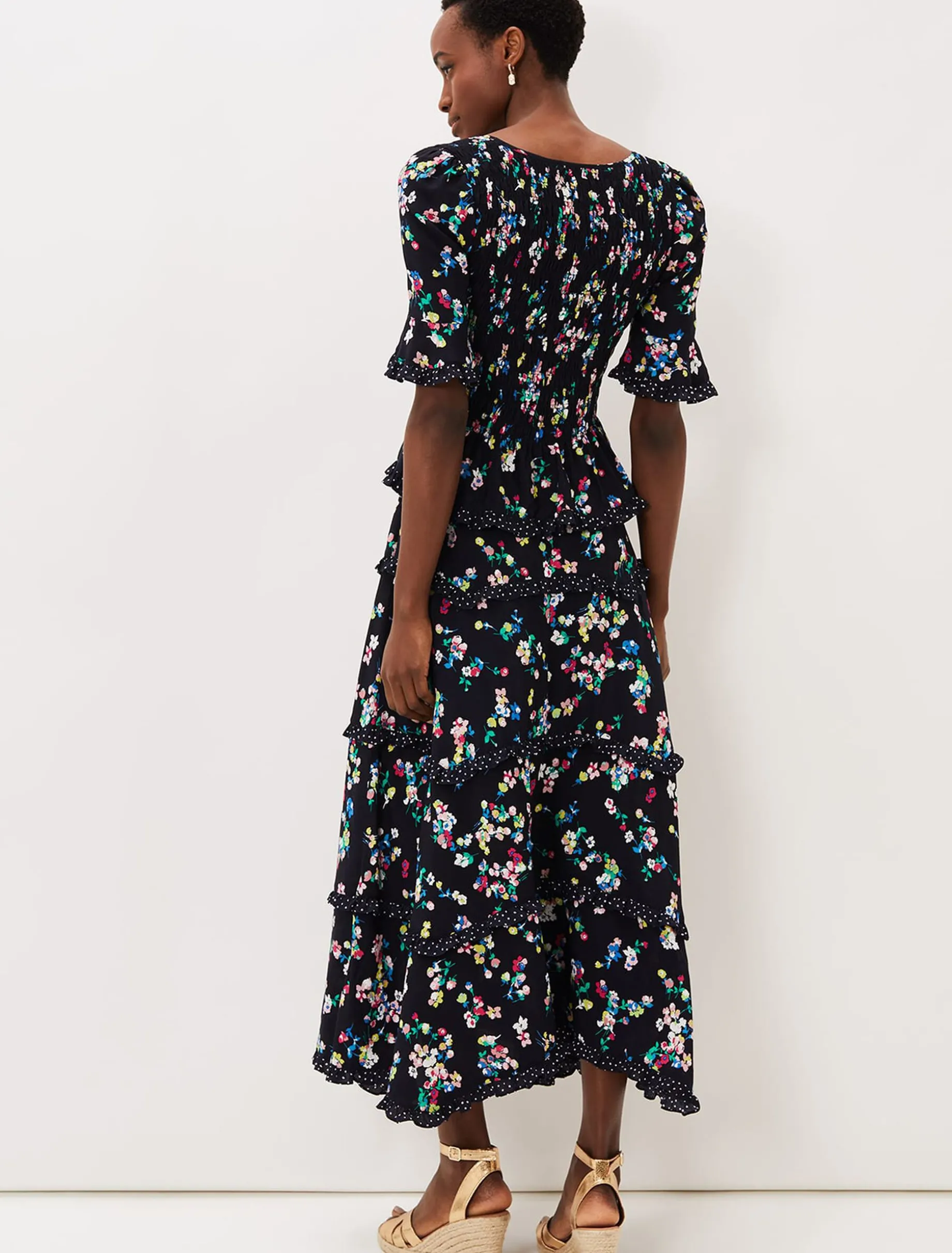 Hudson Floral Tiered Co-Ord Skirt