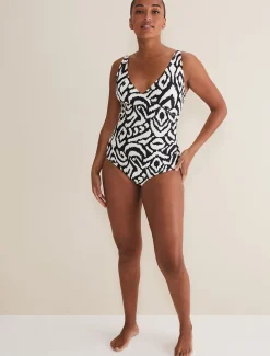 Ikat Abstract Swimsuit