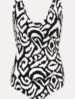 Ikat Abstract Swimsuit