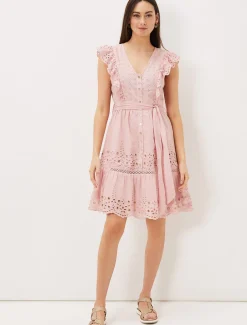 Illa Broderie Tea Dress