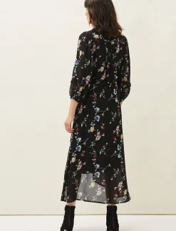 Imara Floral Print Midaxi Dress