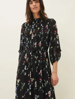 Imara Floral Print Midaxi Dress